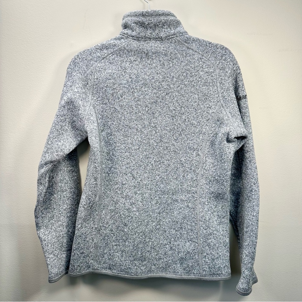 Patagonia Women’s Better Sweater Quarter Zip Fleece Light, Gray Heather, Large - Picture 3 of 16
